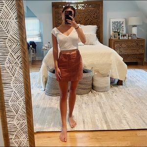 Urban Outfitters | BDG Pink Corduroy Skirt